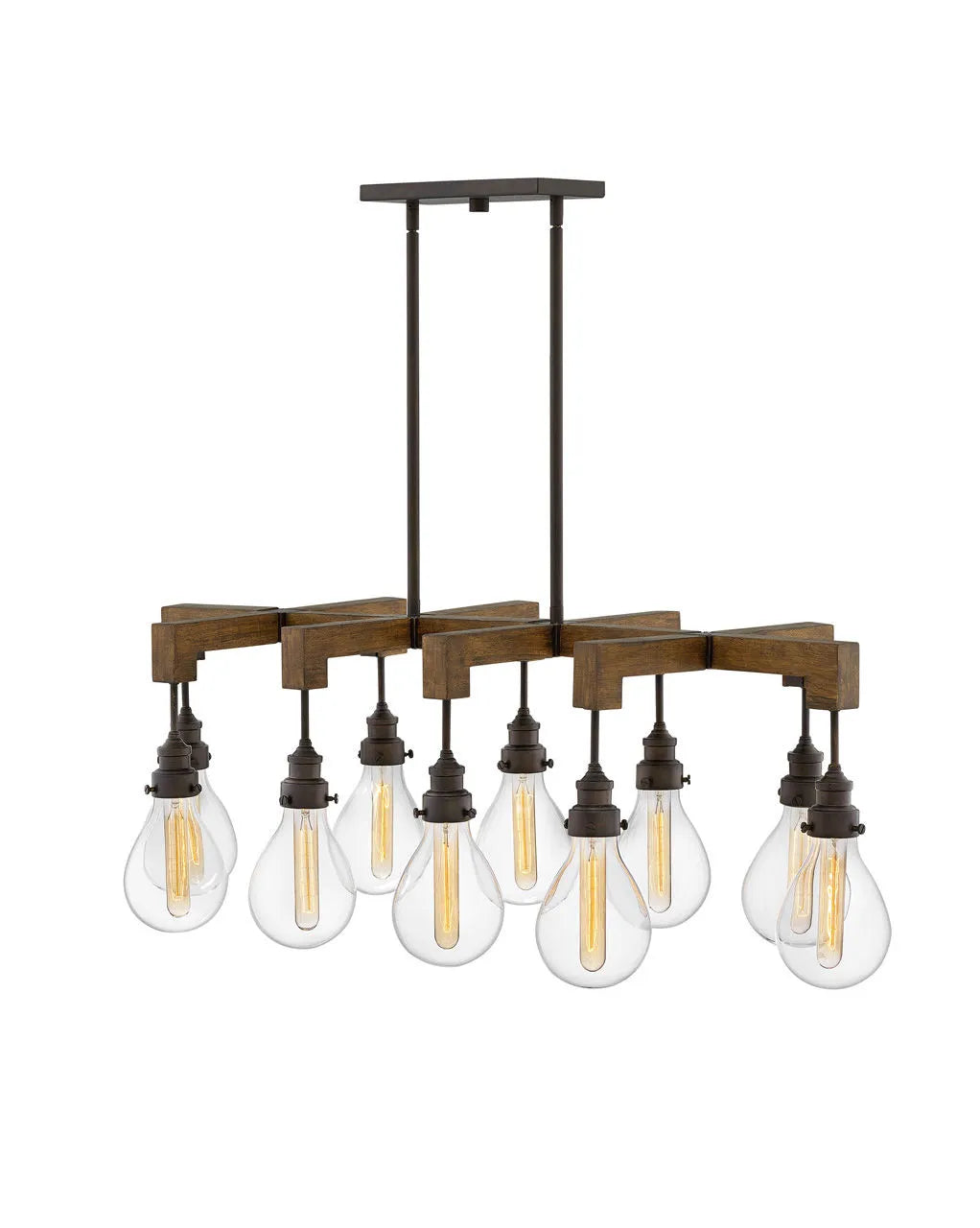 Hinkley Lighting, Chandelier Denton - Large Ten Light Linear