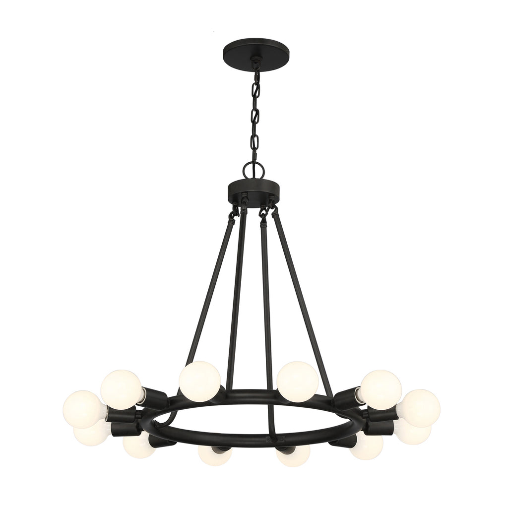 Crystorama Lighting Company, Dakota 12 Light Chandelier