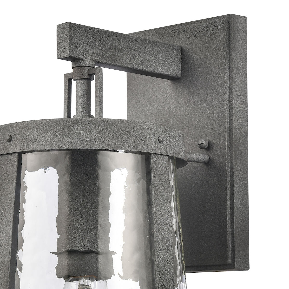 Elk Home, Dakota 18'' High 1-Light Outdoor Sconce - Distressed Zinc