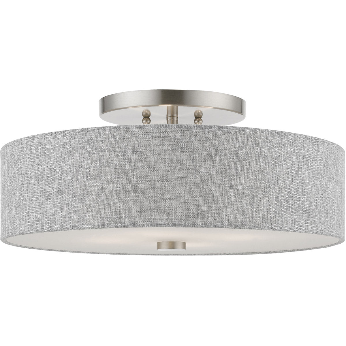 Livex Lighting, Dakota 4 Light Semi-Flush Ceiling Light