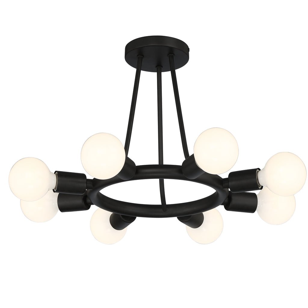 Crystorama Lighting Company, Dakota 8 Light Ceiling Mount