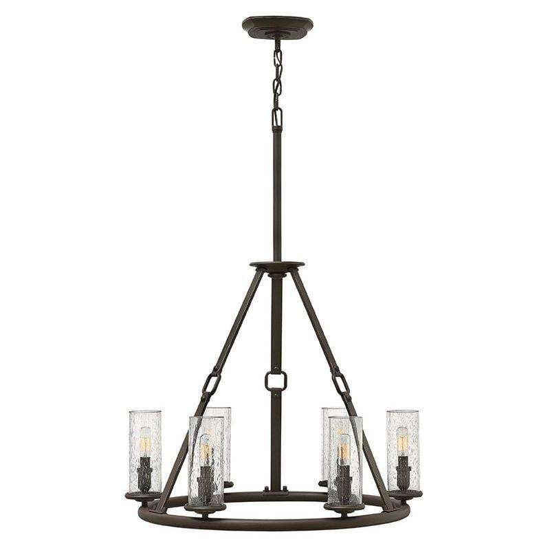 Hinkley Lighting, Dakota Chandelier Oil Rubbed Bronze