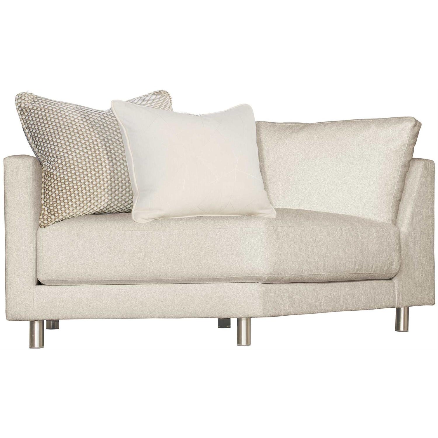 Bernhardt, Dakota Leather-Fabric Loveseat