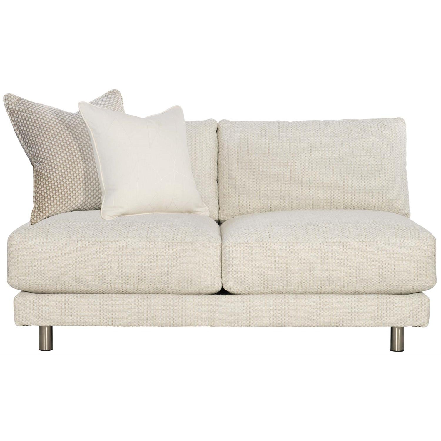 Bernhardt, Dakota Leather-Fabric Loveseat