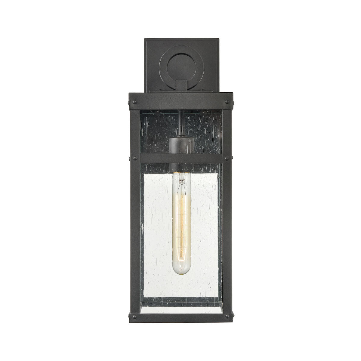 Elk Home, Dalton 17.5'' High 1-Light Outdoor Sconce - Textured Black