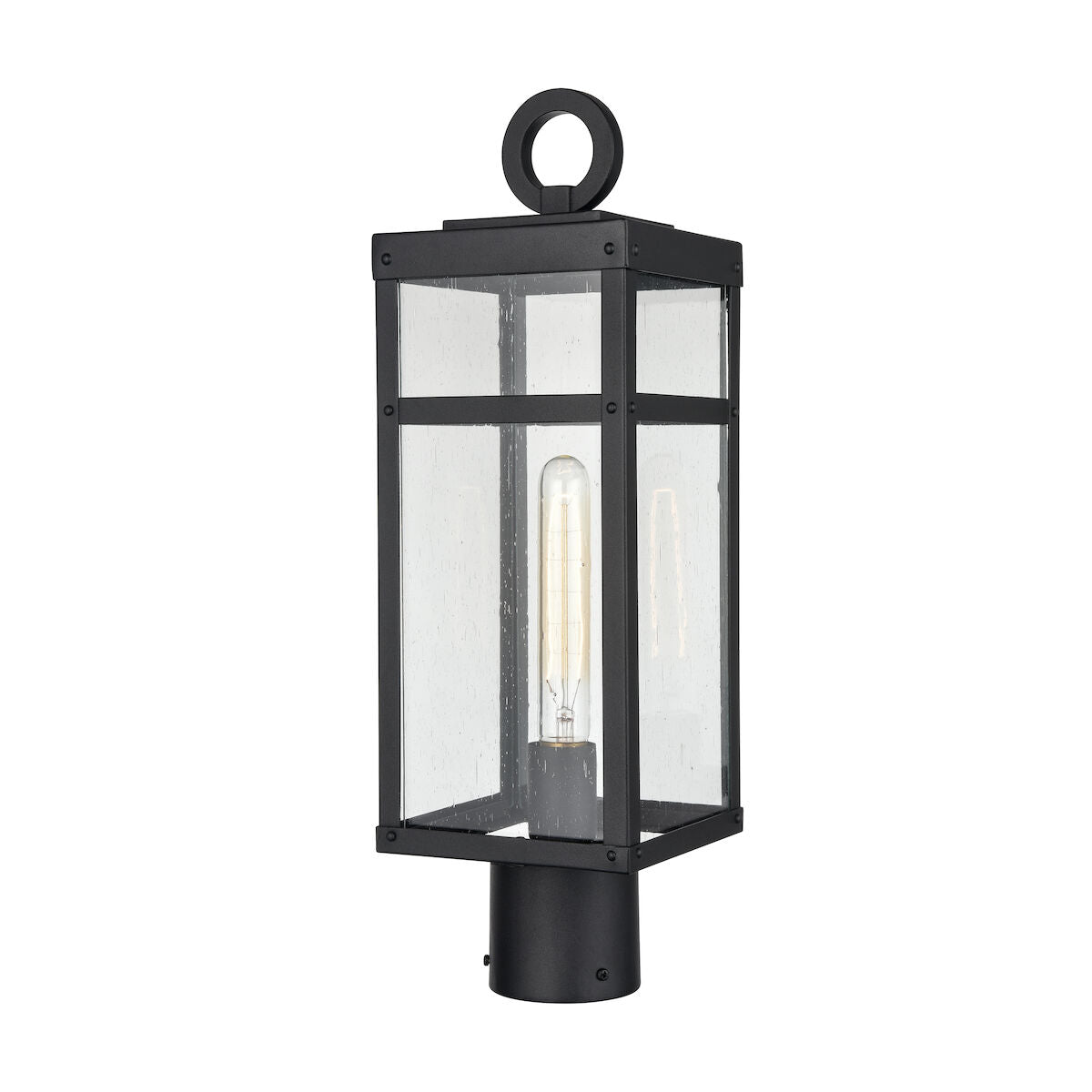 Elk Home, Dalton 20'' High 1-Light Outdoor Post Light - Textured Black