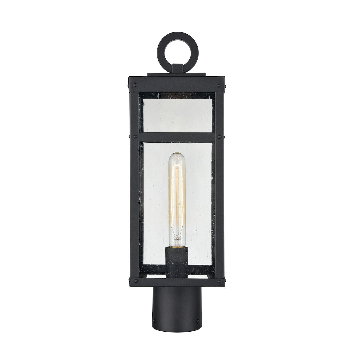 Elk Home, Dalton 20'' High 1-Light Outdoor Post Light - Textured Black