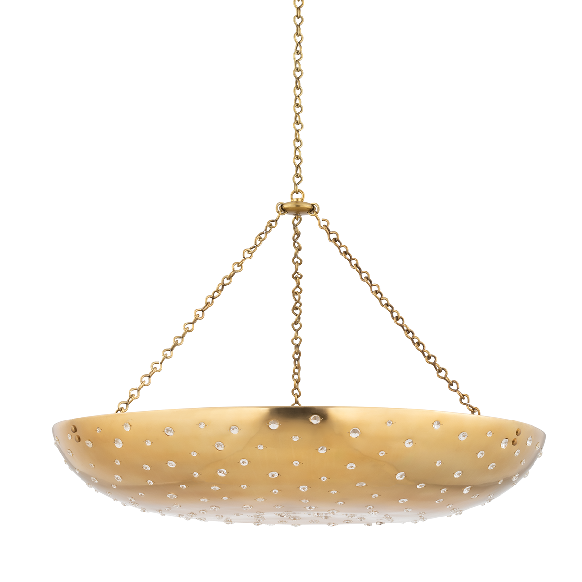 Hudson Valley, Dalton 9 Light Large Pendant Aged Brass