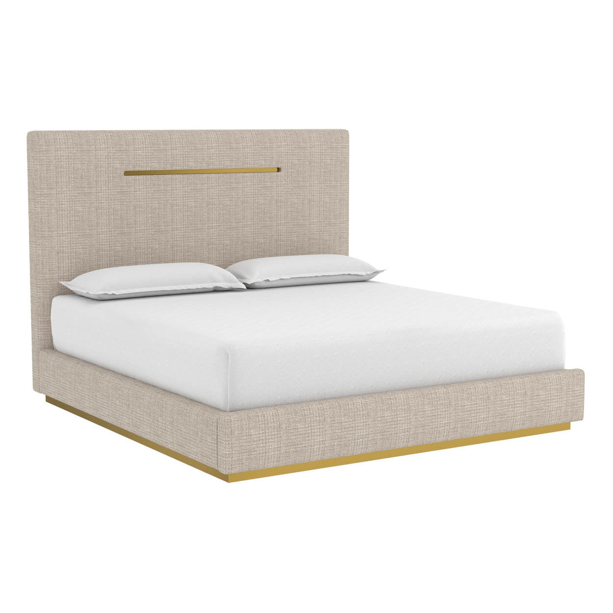 Sunpan, Danbury Bed - King - Naya Check Cream