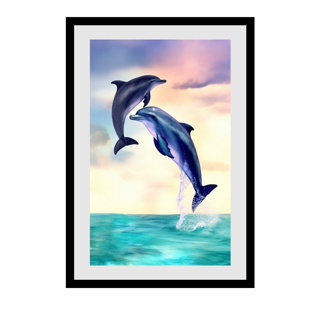 FASart, Dancing Playmates: Joyful Encounters of the Dolphins