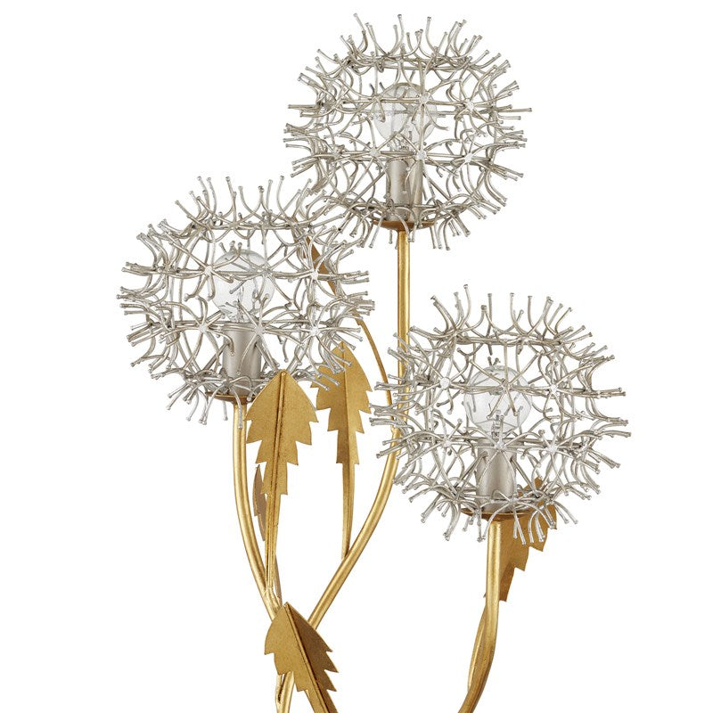 Currey, Dandelion Silver & Gold Table Lamp