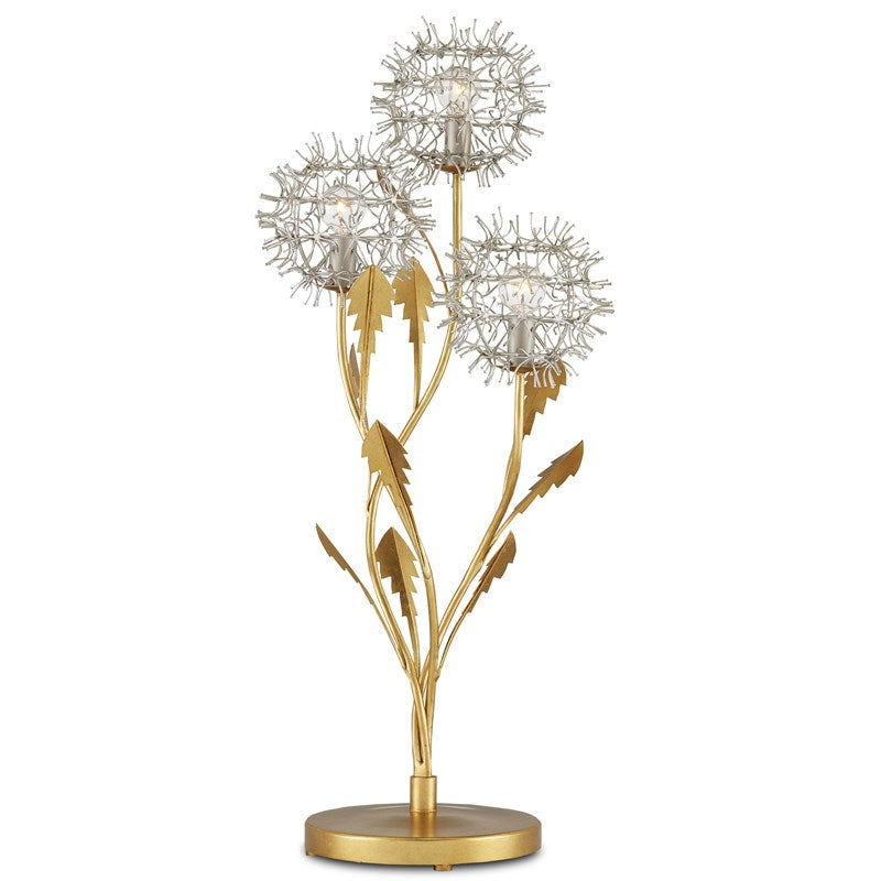 Currey, Dandelion Silver & Gold Table Lamp