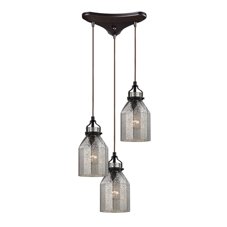 Elk Home, Danica 10'' Wide 3-Light Pendant