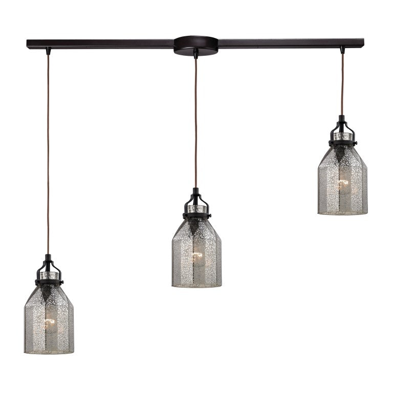 Elk Home, Danica 36''  Wide 3-Light Pendant - Oil Rubbed Bronze