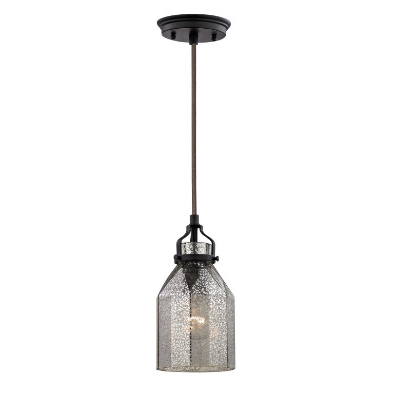 Elk Home, Danica 5'' Wide 1-Light Pendant - Oil Rubbed Bronze