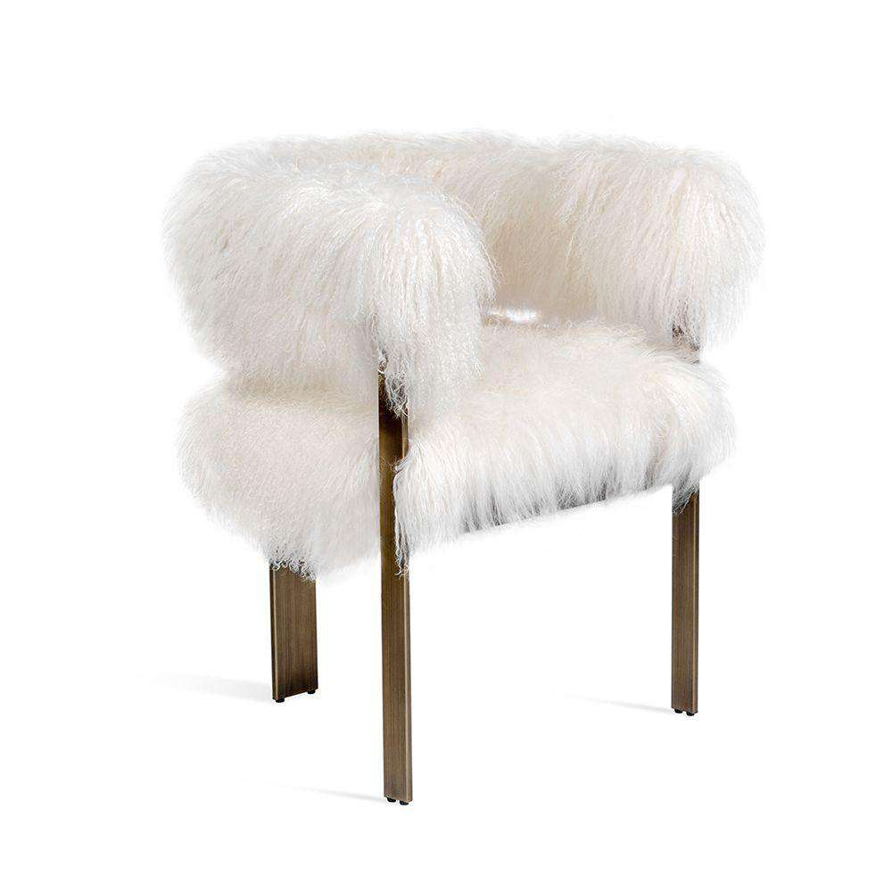 Interlude, Darcy Dining Sheepskin Chair