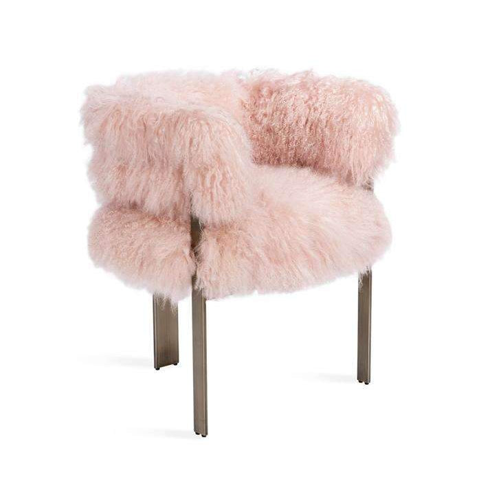 Interlude, Darcy Dining Sheepskin Chair