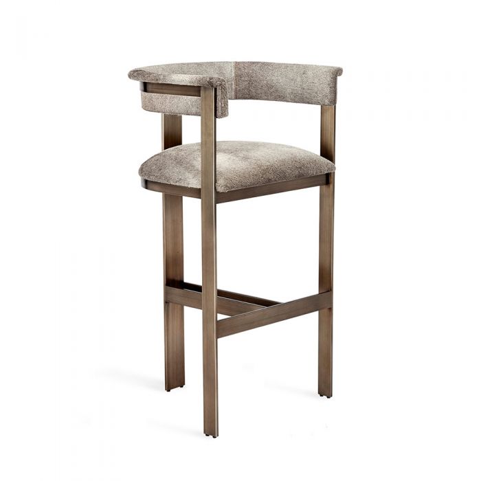 Interlude, Darcy Hide Bar Stool