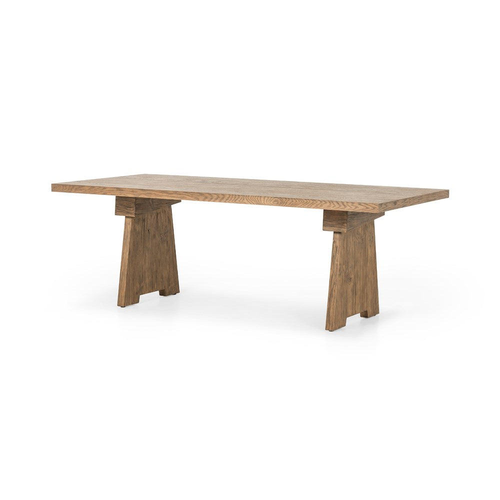 Four Hands, Darnell Dining Table 87"- Bleached Oak