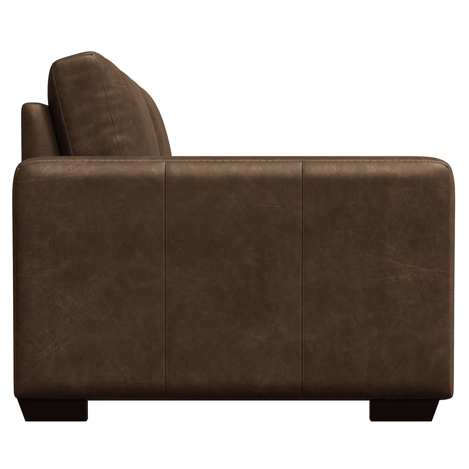 Bernhardt, Dawkins Leather Loveseat