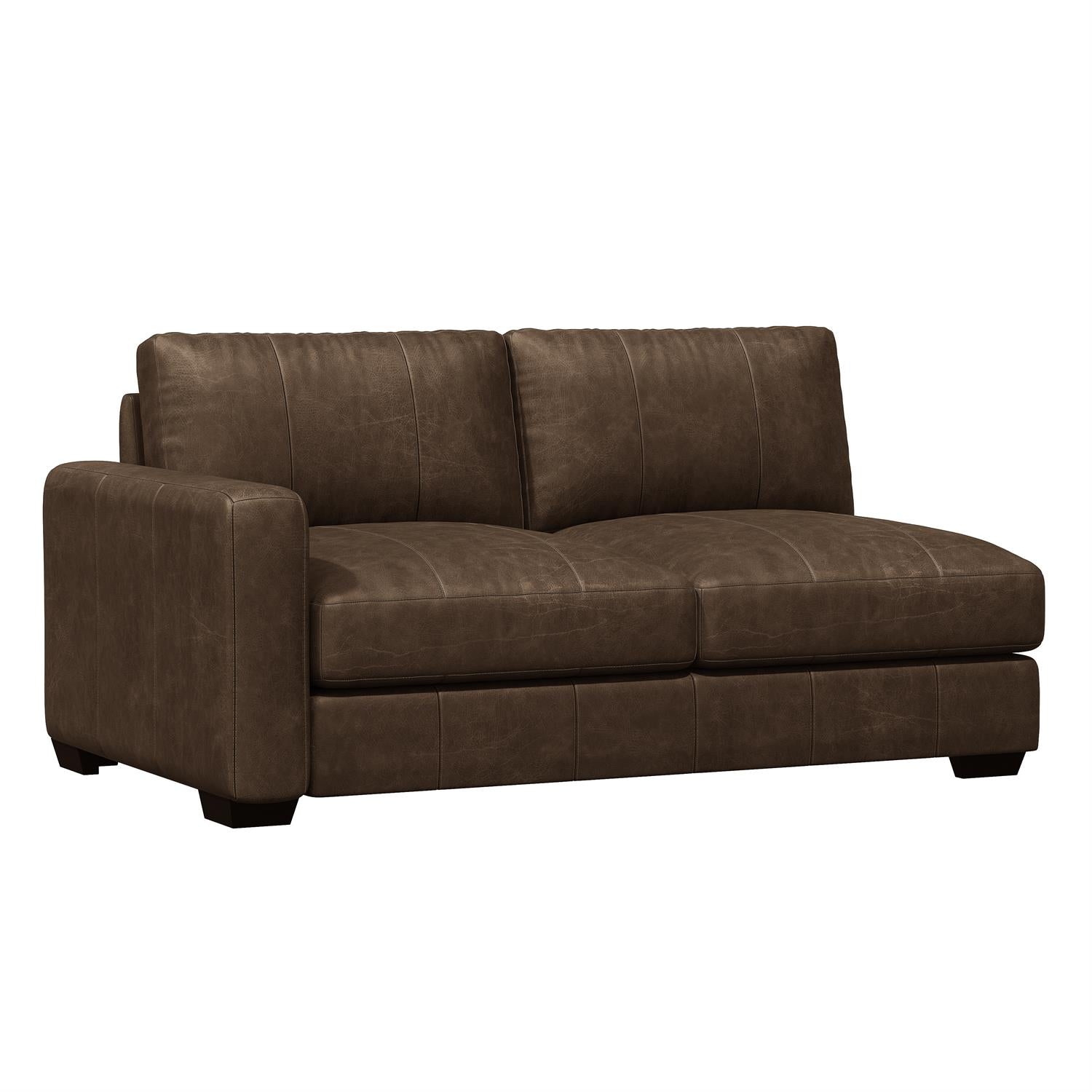 Bernhardt, Dawkins Leather Loveseat