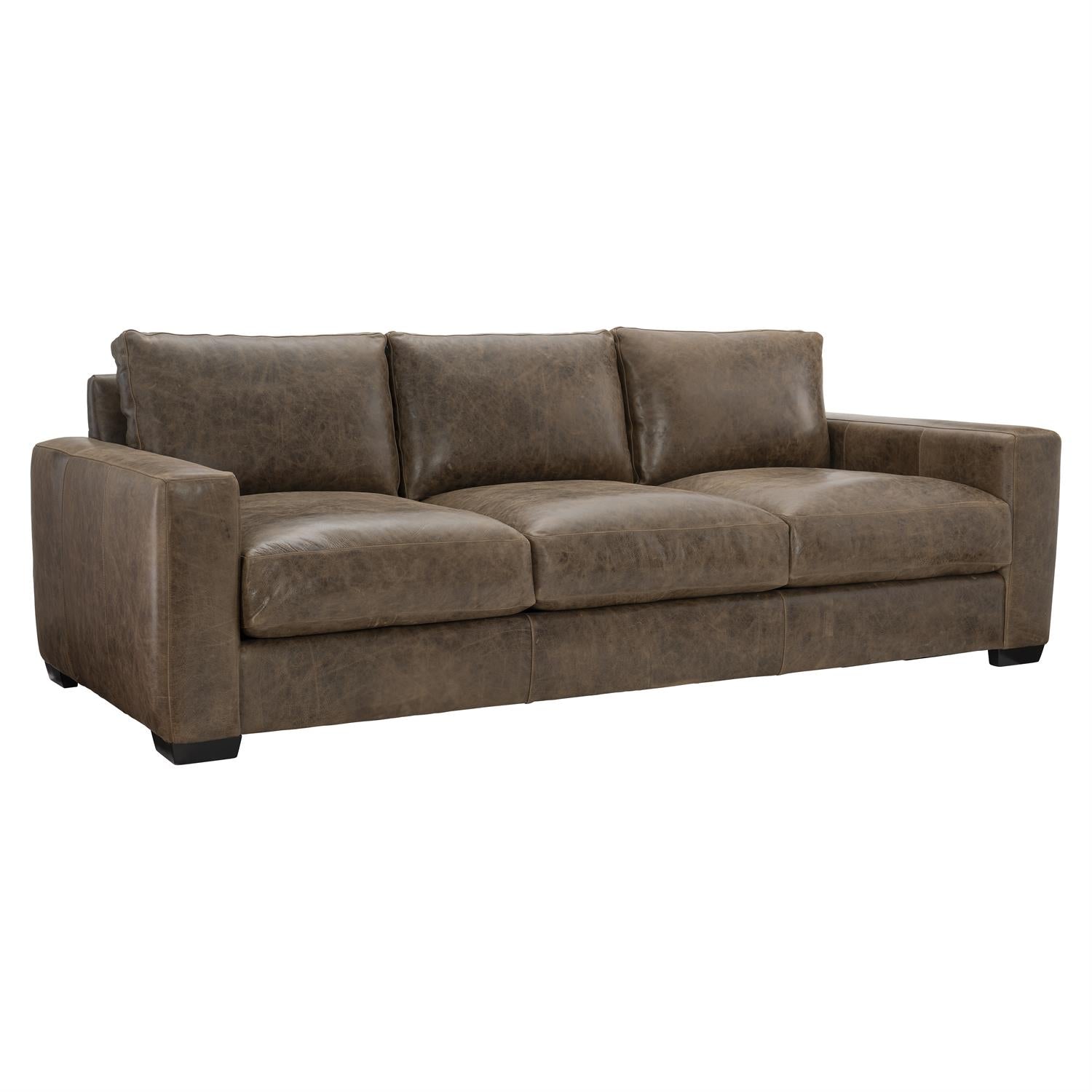 Bernhardt, Dawkins Leather Sofa