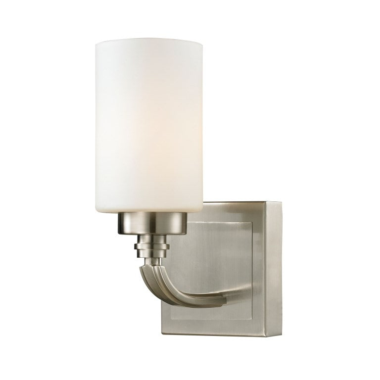 Elk Home, Dawson 10'' High 1 - Light Sconce - Brushed Nickel