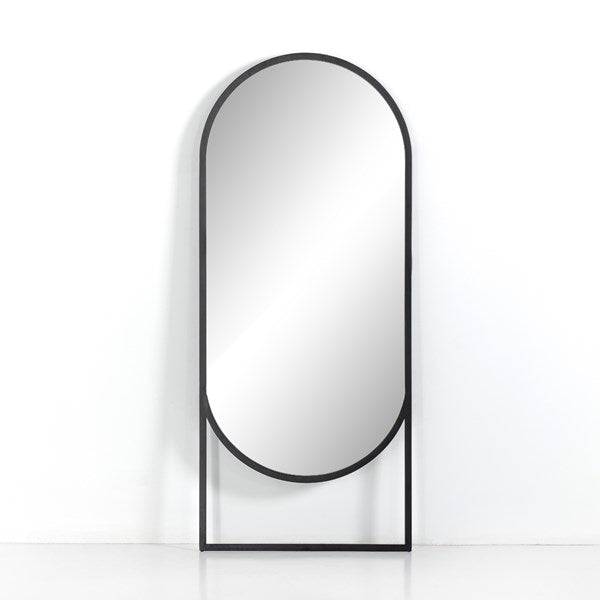 Four Hands, Dawson Floor Mirror-Matte Black