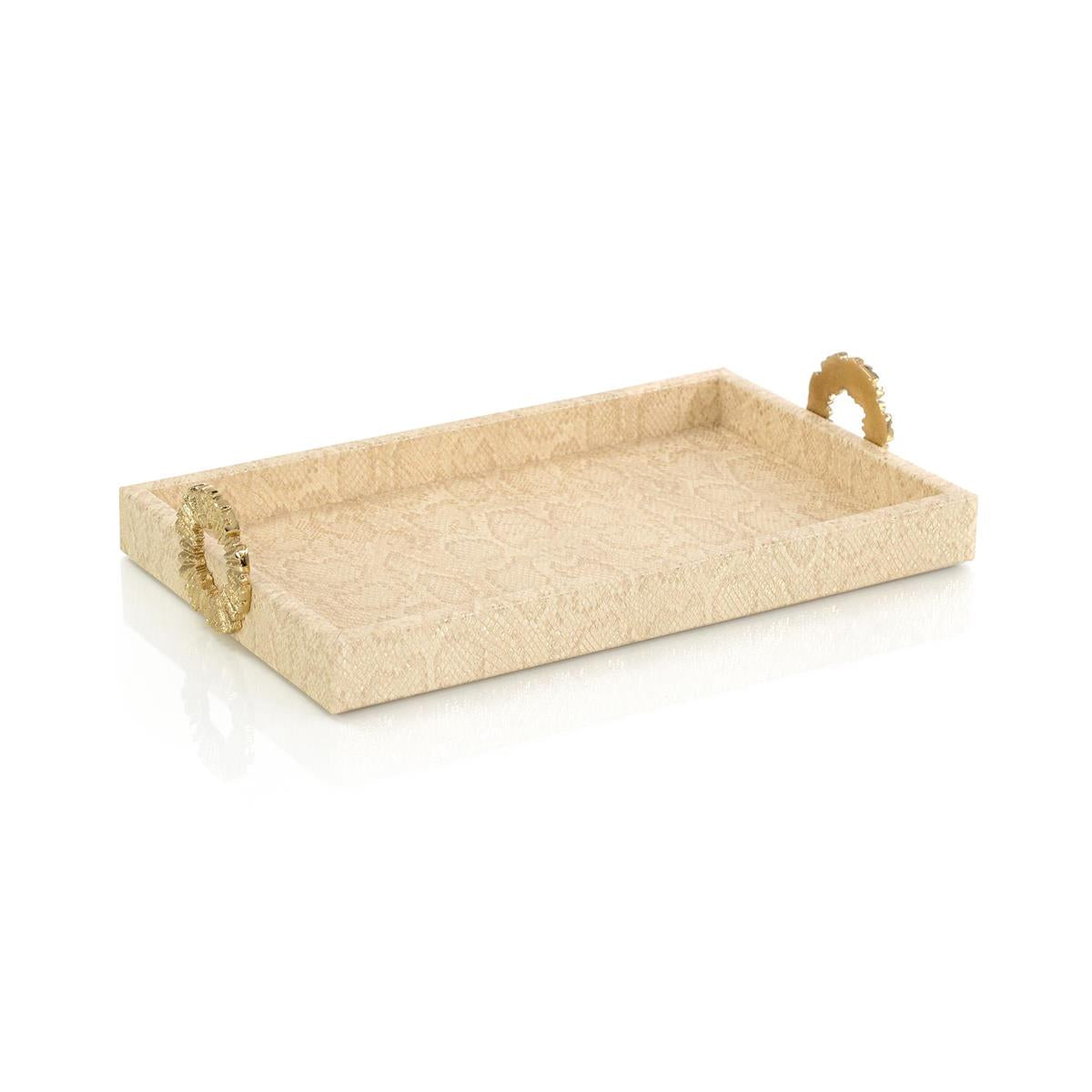 John Richard, Dazzle Vegan Snakeskin Tray