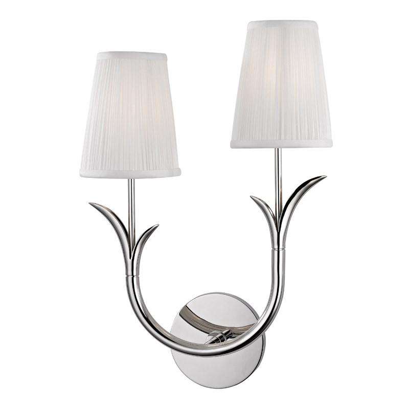 Hudson Valley, Deering 2 Light Left Wall Sconce