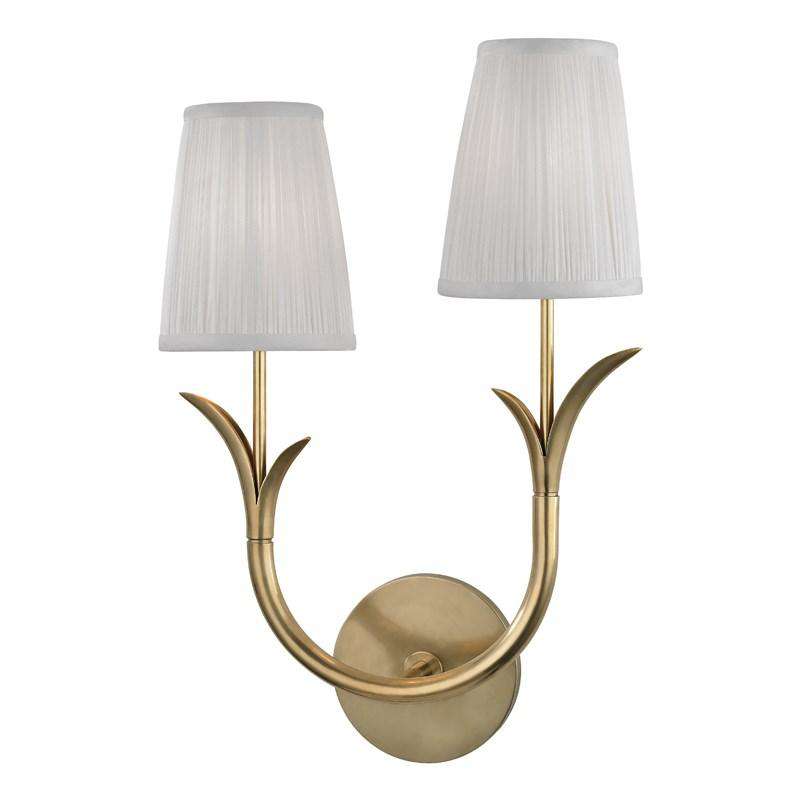 Hudson Valley, Deering 2 Light Left Wall Sconce