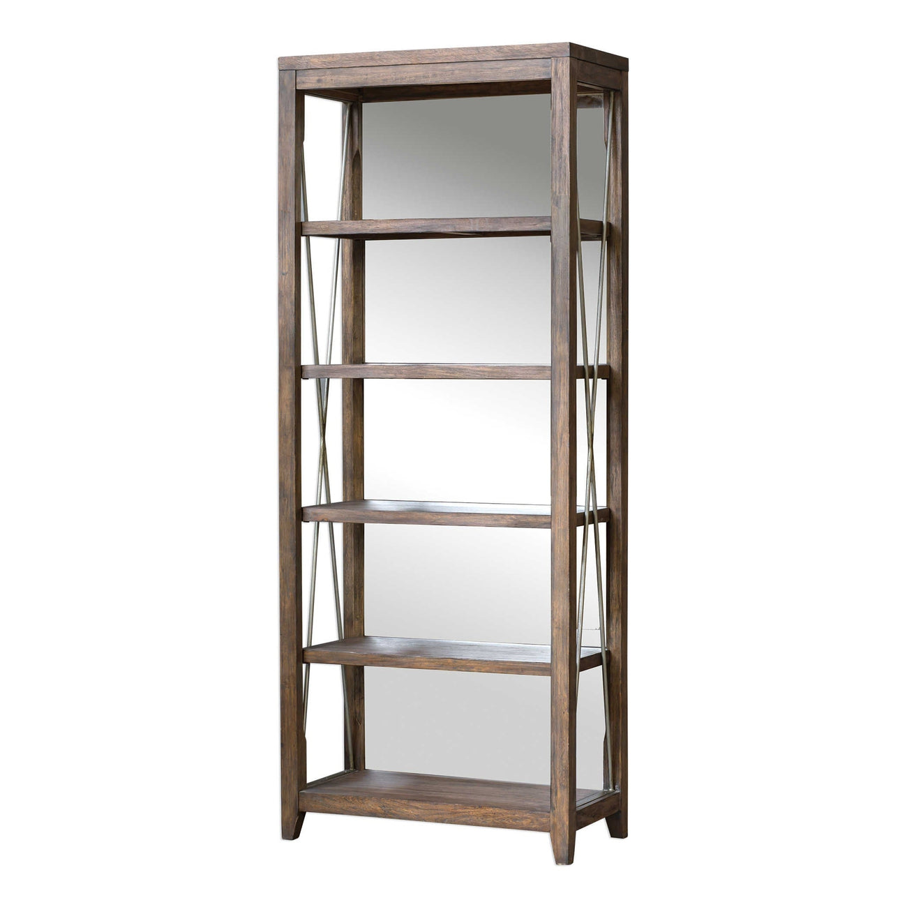 Uttermost, Delancey Weathered Oak Etagere