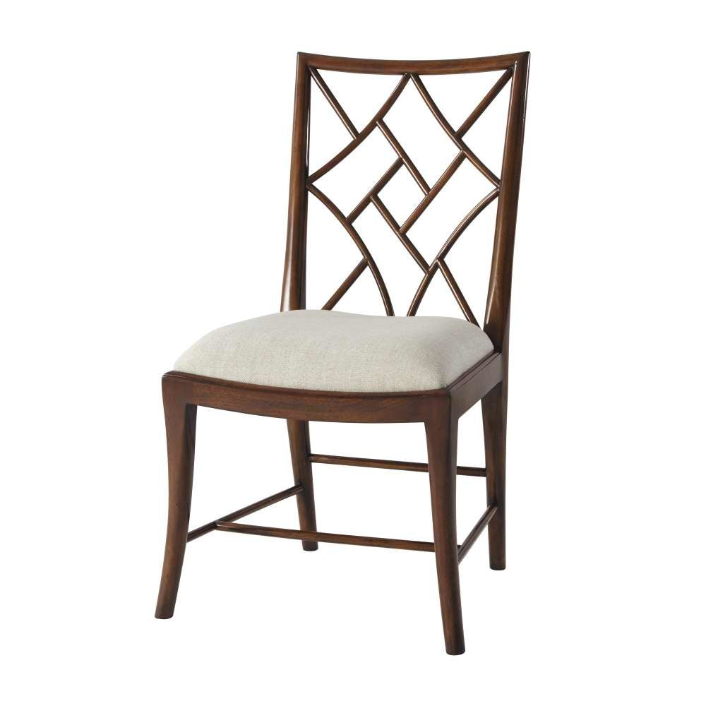 Theodore Alexander, Delicate Trellis Side Chair