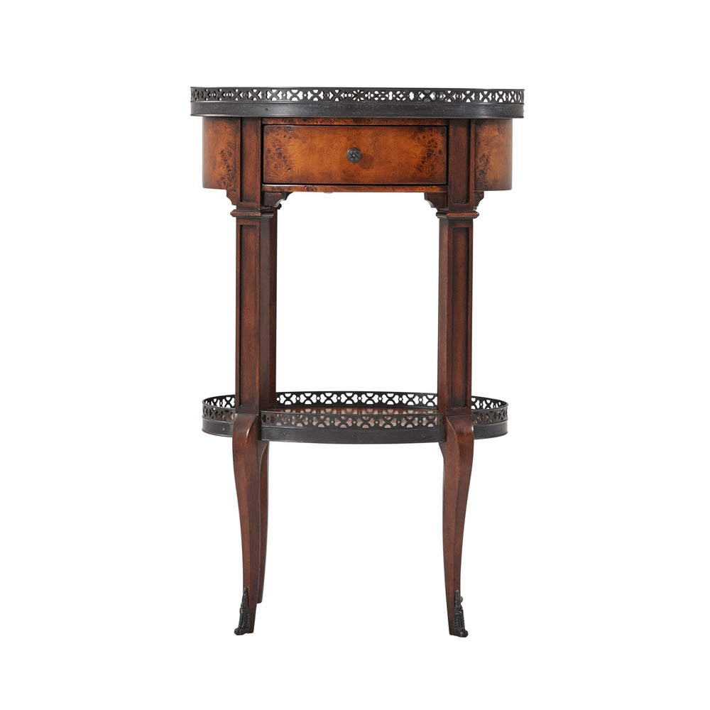 Theodore Alexander, Delicate and Pierced Accent Table