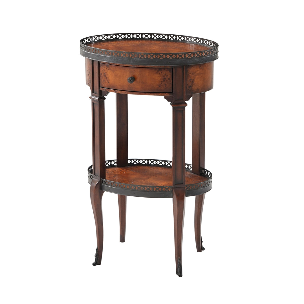 Theodore Alexander, Delicate and Pierced Accent Table