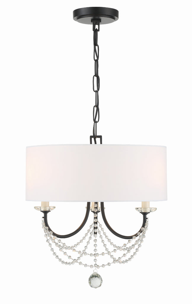 Crystorama Lighting Company, Delilah 3 Light Mini Chandelier