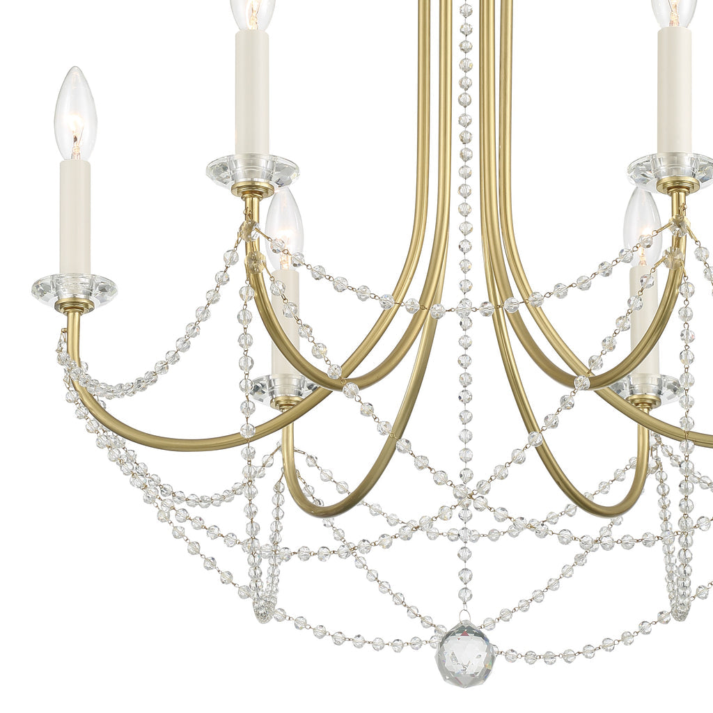 Crystorama Lighting Company, Delilah 6 Light Chandelier