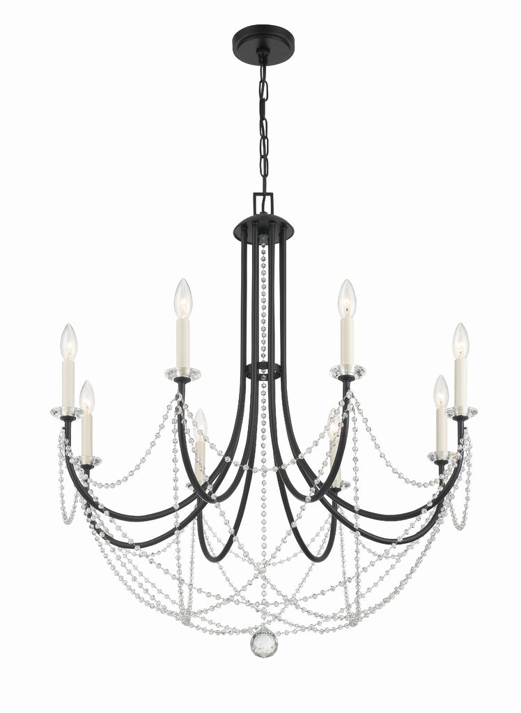 Crystorama Lighting Company, Delilah 8 Light Chandelier