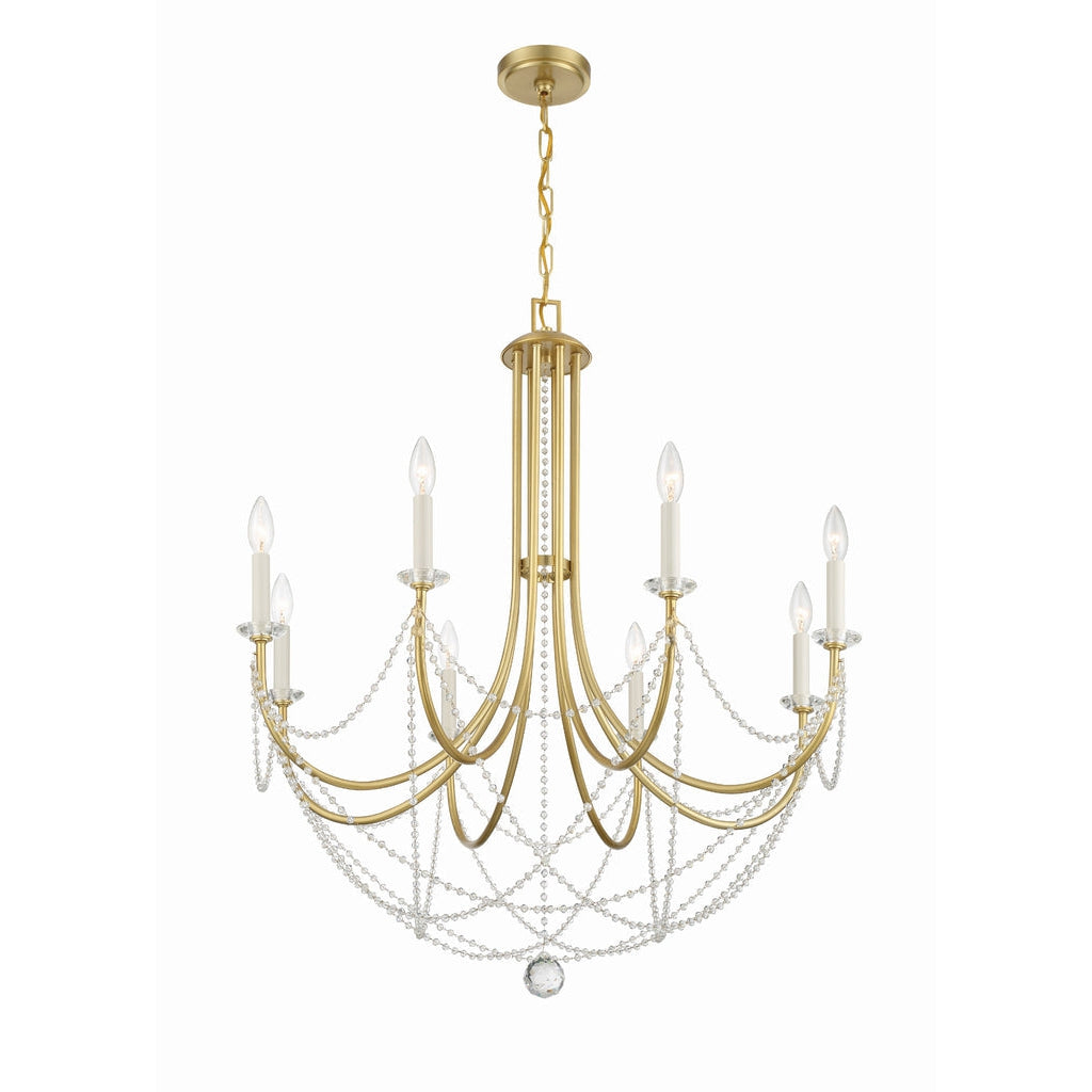 Crystorama Lighting Company, Delilah 8 Light Chandelier