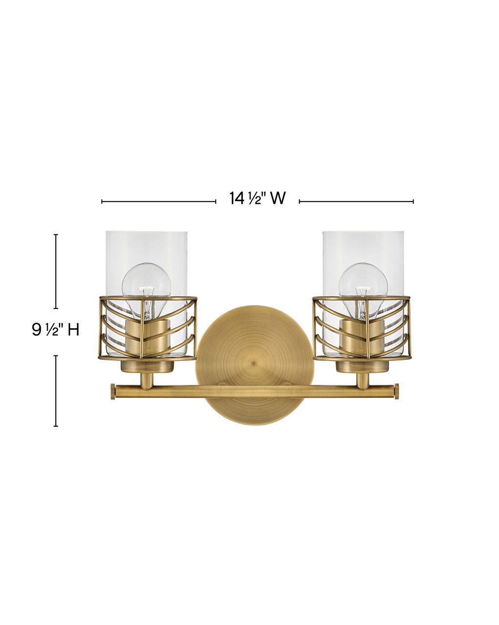 Hinkley Lighting, Della Two Light Vanity