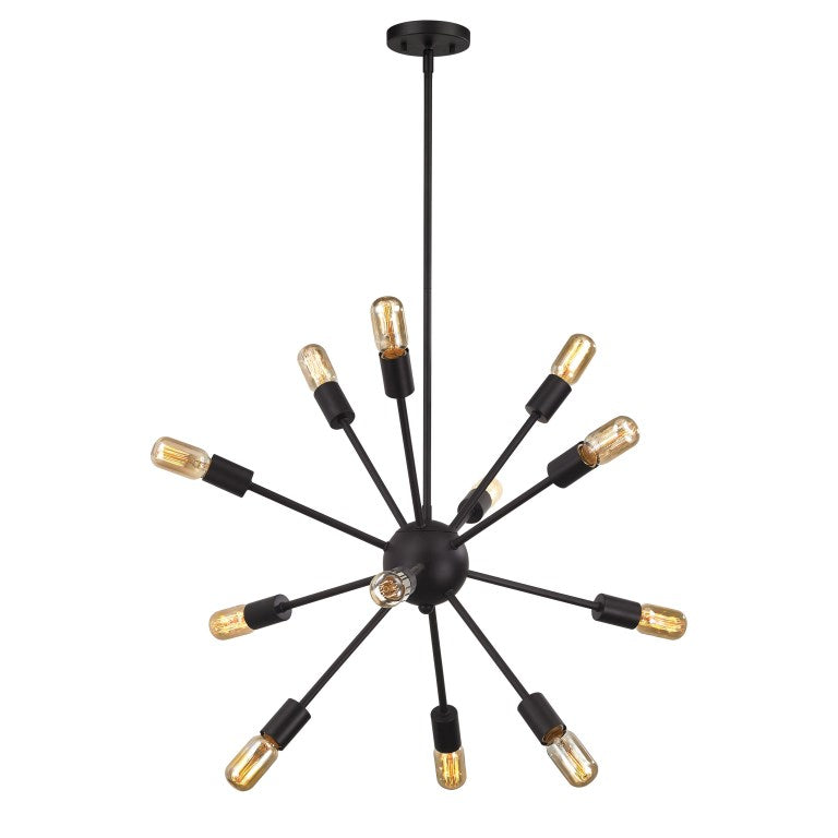 Elk Home, Delphine 27'' Wide 12-Light Chandelier - Oil Rubbed Bronze