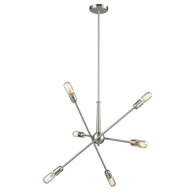 Elk Home, Delphine 28'' Wide 6 - Light Chandelier