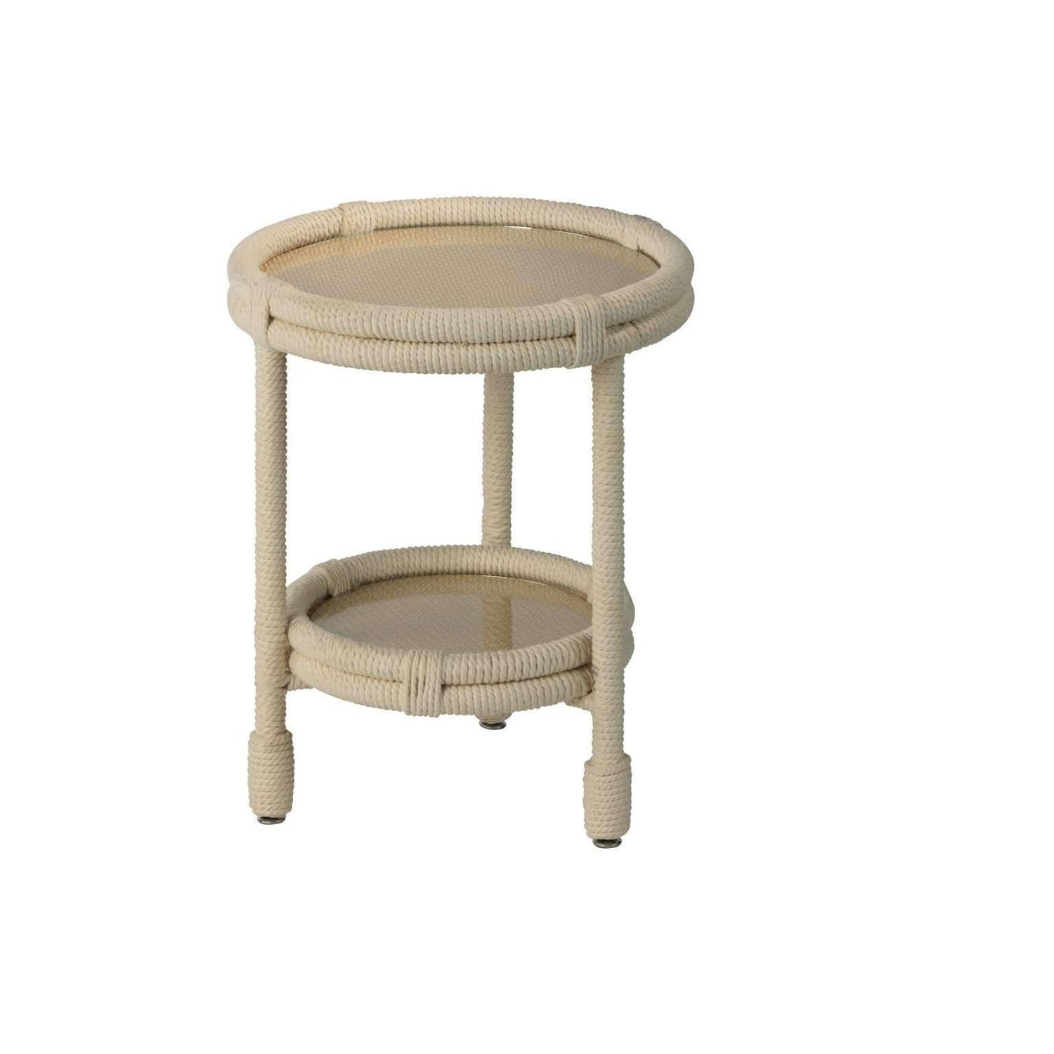 Jamie Young, Delta Side Table in White Rope