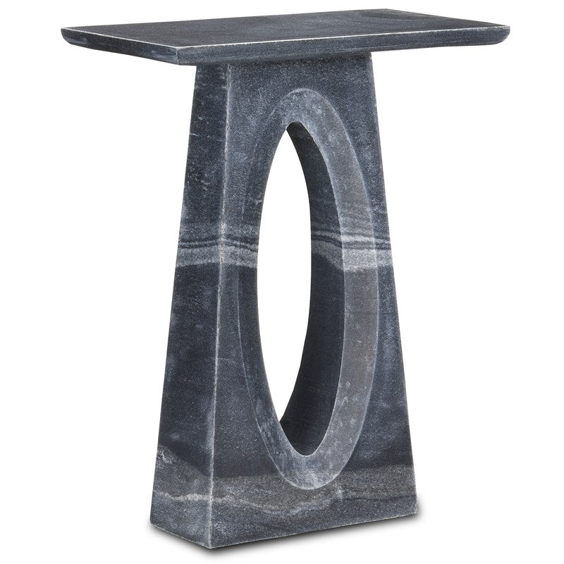 Currey, Demi Black Side Table