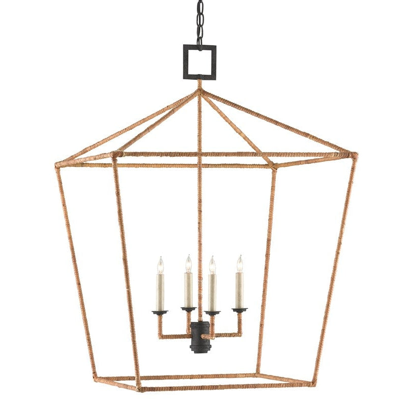 Currey, Denison Rattan Large Lantern