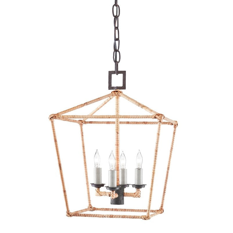 Currey, Denison Rattan Small Lantern