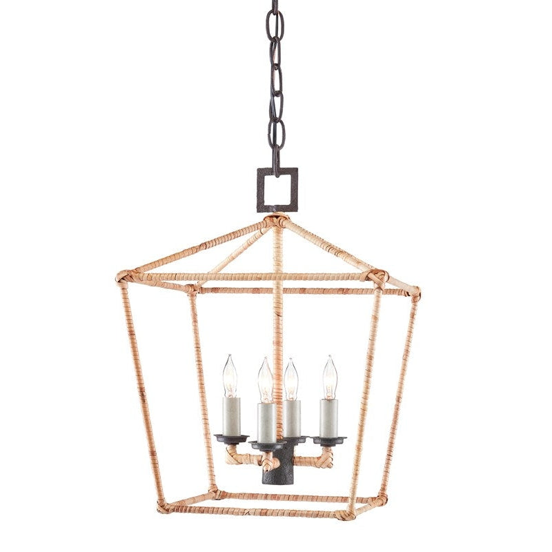 Currey, Denison Rattan Small Lantern