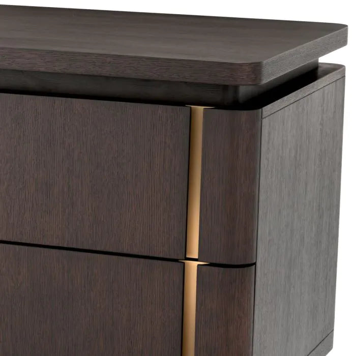 Eichholtz, Desk Modesto mocha oak veneer