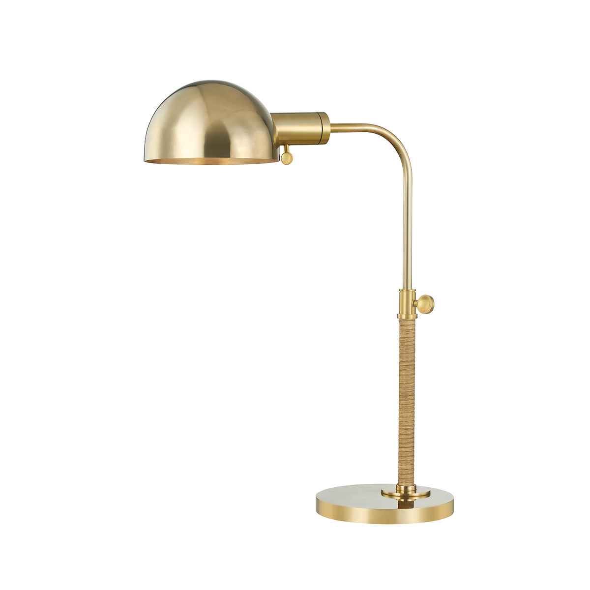 Hudson Valley, Devon 1 Light Table Lamp Aged Brass