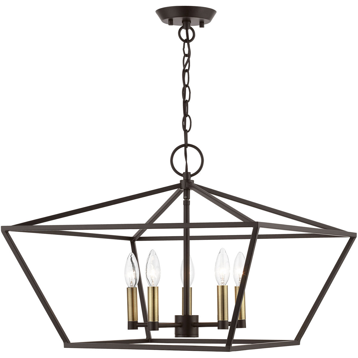 Livex Lighting, Devone 5 Light Chandelier